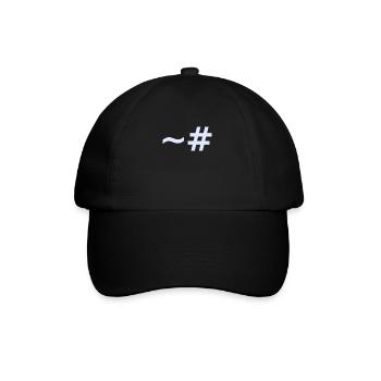 Ich bin Super User Linux Administrator - Baseballkappe - Schwarz/Schwarz - Vorne