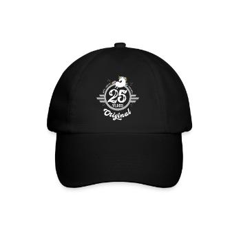 Licorne originale vintage 25e anniversaire - Casquette classique - noir/noir - Devant