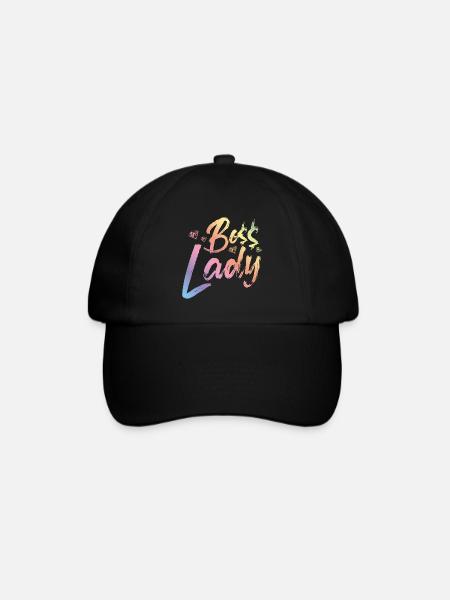 Boss Lady - Baseballkappe - Schwarz/Schwarz