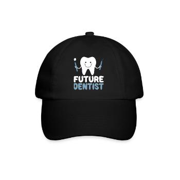 Future Job Dentist Junior Dentist Baby Boy - Baseball Cap - black/black - Front