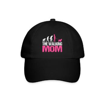 Bergame Berger Chien Maman Maman Maman Maîtresse Rose - Casquette classique - noir/noir - Devant