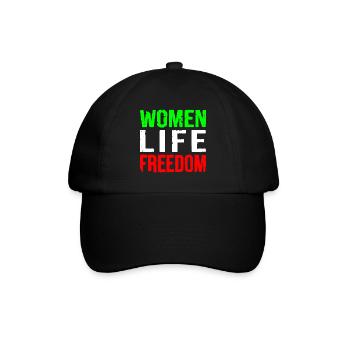 Women life freedom iran - Baseball Cap - black/black - Front