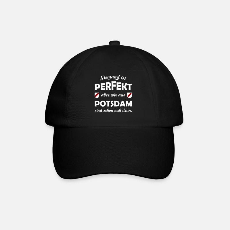 Die Potsdamer - Baseballkappe - Schwarz/Schwarz