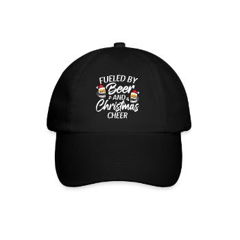 Rempli de bière et de joie de Noël1 - Casquette classique - noir/noir - Devant