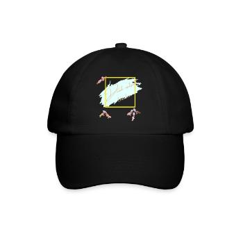 Drink outside the box - Baseballkappe - Schwarz/Schwarz - Vorne