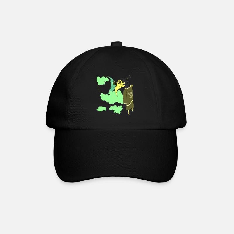 NIE MEHR - Baseballkappe - Schwarz/Schwarz