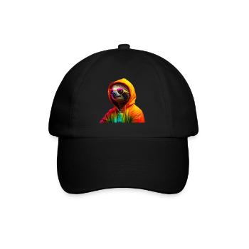 Sloth Sunglasses Cool Sloth Wilderness - Baseball Cap - black/black - Front