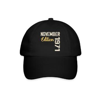 Born in November 1971 - Edition 1971 - Baseball Cap - black/black - Front
