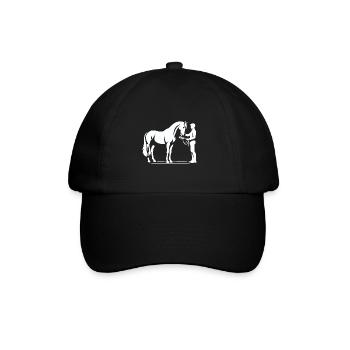 Cheval Fou - Casquette classique - noir/noir - Devant
