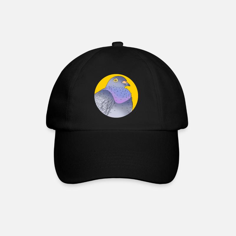 Taubenrennen Taube Tauben - Baseballkappe - Schwarz/Schwarz