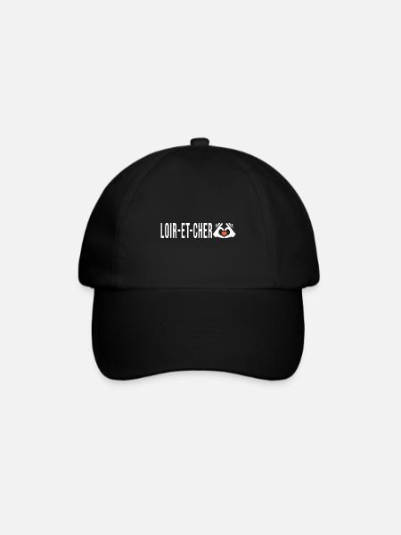 Loir et Cher j aime le Loir et Cher cadeau humour - Casquette classique - noir/noir