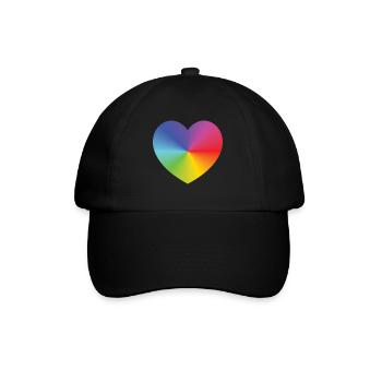 Rainbow Heart - Casquette classique - noir/noir - Devant
