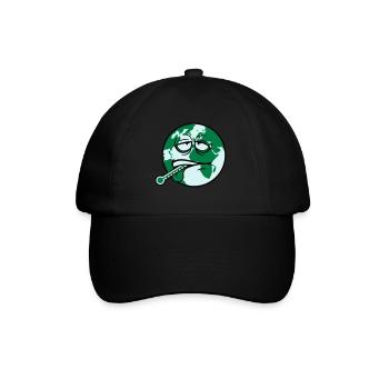 virus de la terre virus bactéries thermomètre l'humanité - Casquette classique - noir/noir - Devant
