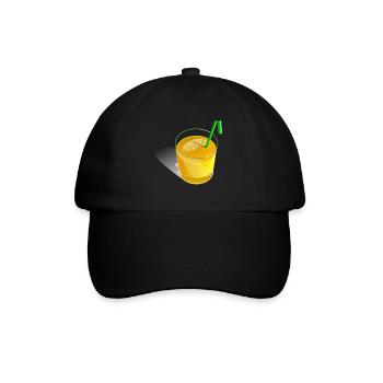 Orange Juice Saft - Baseball Cap - black/black - Front