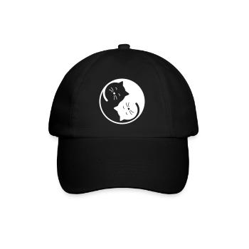 cat - Baseball Cap - black/black - Front