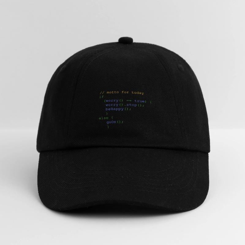 php code don’t worry be happy gerdshirt Casquette classique