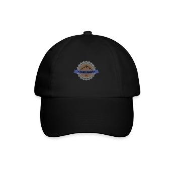 Gipfelbesteigung Nebelhorn Height 2224 m Vintage - Baseballkappe - Schwarz/Schwarz - Vorne