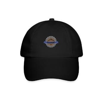 Gipfelbesteigung Zugspitze Height 2962 m Vintage - Baseballkappe - Schwarz/Schwarz - Vorne
