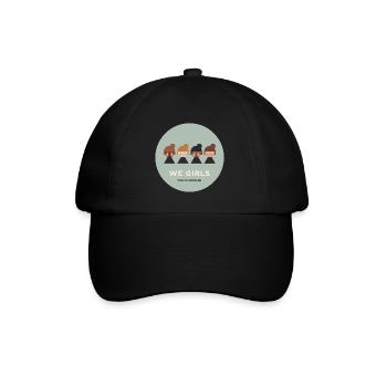 NOUS LES FILLES POUVONS TOUT FAIRE - Casquette classique - noir/noir - Devant