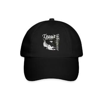 Trout Whisperer - Baseball Cap - black/black - Front