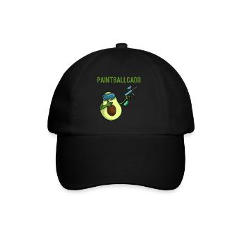 Paintball - Casquette classique - noir/noir - Devant