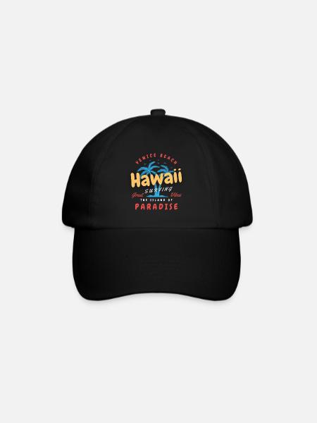 Venice Beach Hawaii - Great Vibes - Baseball Cap - black/black