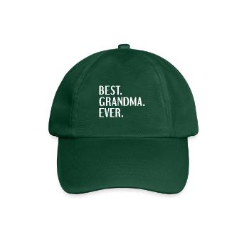 Best Grandma Ever - Baseball Cap - bottle green - Front