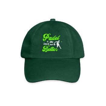 Padel Better - Baseball Cap - bottle green - Front