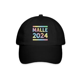 Malle 2024 Équipe de vacances colorée - Casquette classique - noir/noir - Devant