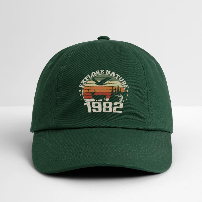 1982 Klassisches Jäger-Jubiläumsgeschenk 1982 Baseballkappe
