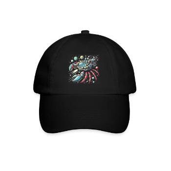 Vaisseau spatial crabe coloré fantastique vaisseau spatial - Casquette classique - noir/noir - Devant