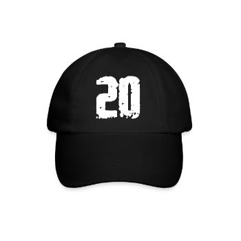 20 Number Vintage - Baseball Cap - black/black - Front