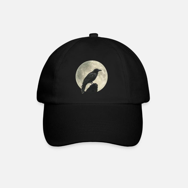Rabe - Baseballkappe - Schwarz/Schwarz