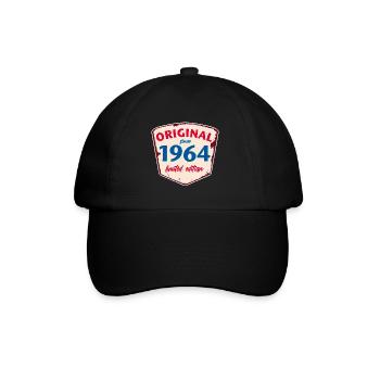 1964 Blechschild - limeted edition - Vintage - Baseball Cap - black/black - Front