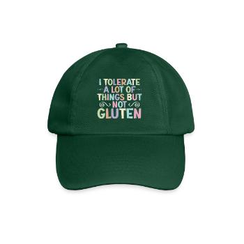 Intolérance au gluten sans gluten maladie cœliaque - Casquette classique - vert bouteille - Devant