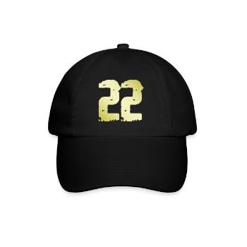 22 Nombre Vintage - Casquette classique - noir/noir - Devant