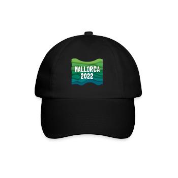 Mallorca 2022, Malle, Îles Baléares, Espagne, Méditerranée - Casquette classique - noir/noir - Devant