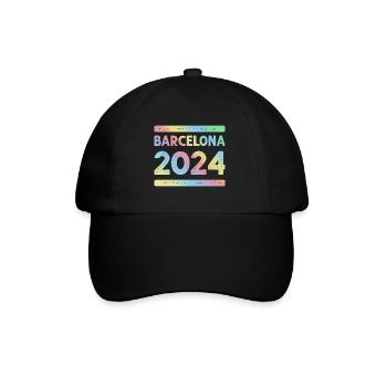 Barcelona 2024 Colorful Holiday Team - Baseball Cap - black/black - Front