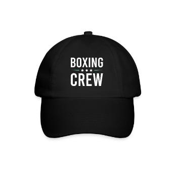 Boxing Crew - Baseballkappe - Schwarz/Schwarz - Vorne