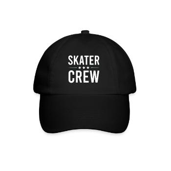 Skater Crew - Baseball Cap - black/black - Front