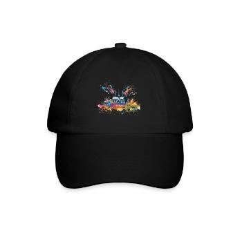 Cologne Kölle Carnival Gebützt Kölle Alaaf Jeck Party - Baseball Cap - black/black - Front