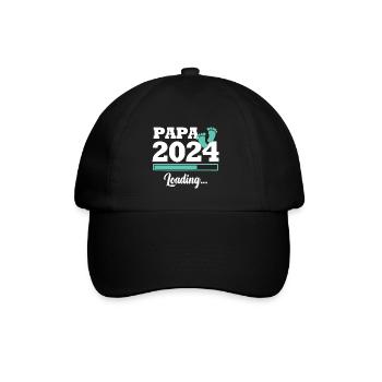 Papa 2024 loading - Casquette classique - noir/noir - Devant