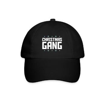 Christmas gang crew fête noël - Casquette classique - noir/noir - Devant