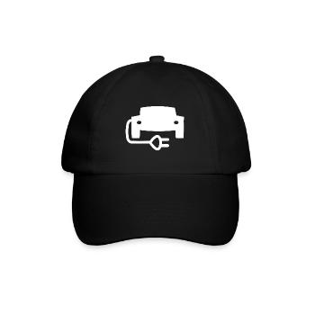 The electric vehicles - Baseball Cap - black/black - Front