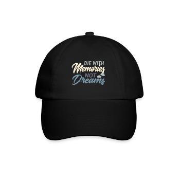 Le rêve avec des souvenirs - Cadeau de la Saint-Valentin - Casquette classique - noir/noir - Devant
