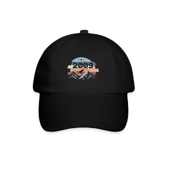 Original 2009 Vintage 2009 Birthday 2009 - Baseball Cap - black/black - Front