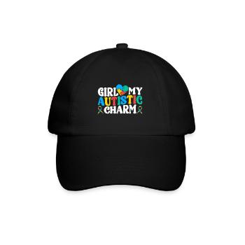 Drôle Autisme Neurodiversité Autiste - Casquette classique - noir/noir - Devant