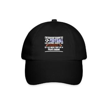 Les dieux Pelote basque cadeau - Casquette classique - noir/noir - Devant