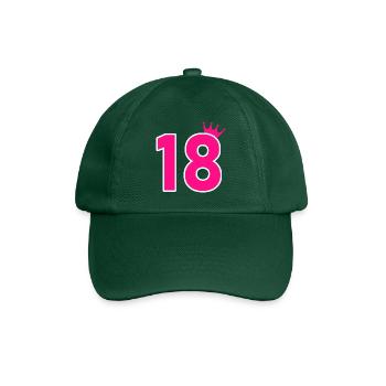 18th birthday of a princess - Baseball Cap - bottle green - Front