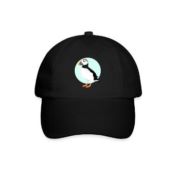 Puffin - Baseballkappe - Schwarz/Schwarz - Vorne